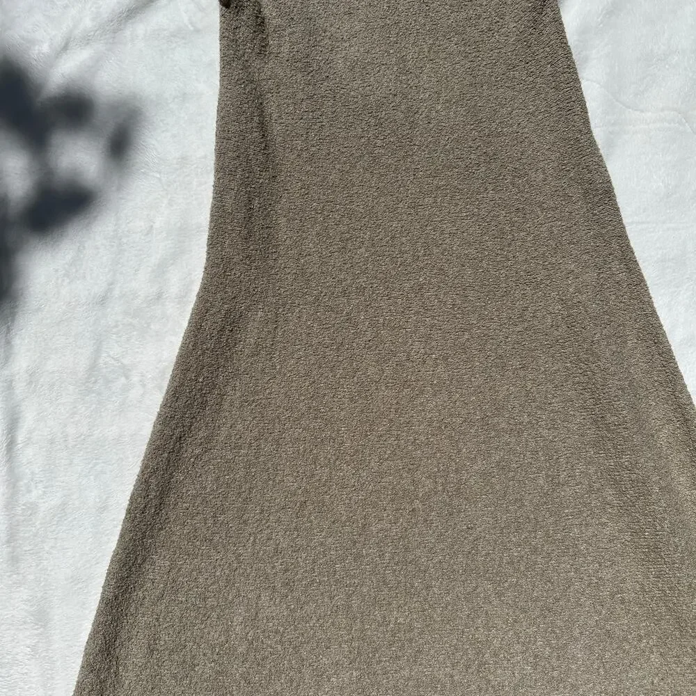 Lauren Manoogian Cotton Bouclé Shell Dress Size 1 Small Pumice Taupe NWT $530 - Picture 12 of 16